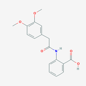 molecular formula C17H17NO5 B2530707 2-{[(3,4-Dimethoxyphenyl)acetyl]amino}benzoic acid CAS No. 330635-41-1