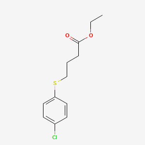molecular formula C12H15ClO2S B2530725 Ethyl 4-((4-chlorophenyl)thio)butanoate CAS No. 29107-85-5
