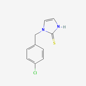 molecular formula C10H9ClN2S B2530764 1-(4-chlorobenzyl)-1H-imidazole-2-thiol CAS No. 95333-72-5