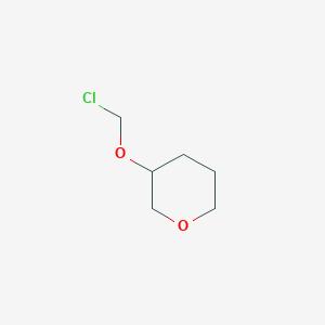 molecular formula C6H11ClO2 B2530776 3-(氯甲氧基)氧杂环己烷 CAS No. 1934477-13-0