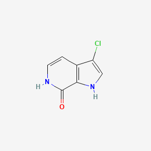 molecular formula C7H5ClN2O B2530807 3-氯-1H-吡咯并[2,3-c]吡啶-7-醇 CAS No. 1190314-08-9