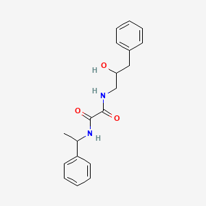 N1-(2-hydroxy-3-phenylpropyl)-N2-(1-phenylethyl)oxalamide