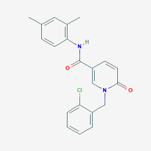 molecular formula C21H19ClN2O2 B2530836 1-(2-氯苄基)-N-(2,4-二甲苯基)-6-氧代-1,6-二氢吡啶-3-羧酰胺 CAS No. 946362-31-8