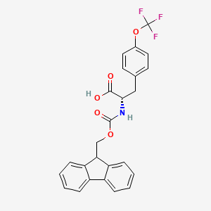 molecular formula C25H20F3NO5 B2530893 N-Fmoc-O-(trifluoromethyl)-L-tyrosine CAS No. 1260614-87-6