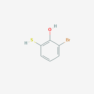 molecular formula C6H5BrOS B2530899 2-Bromo-6-mercaptophenol CAS No. 336863-82-2