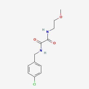 molecular formula C12H15ClN2O3 B2530932 N1-(4-chlorobenzyl)-N2-(2-methoxyethyl)oxalamide CAS No. 357161-17-2
