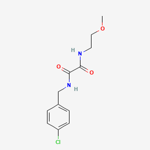 molecular formula C12H15ClN2O3 B2530932 N1-(4-クロロベンジル)-N2-(2-メトキシエチル)オキサラミド CAS No. 357161-17-2