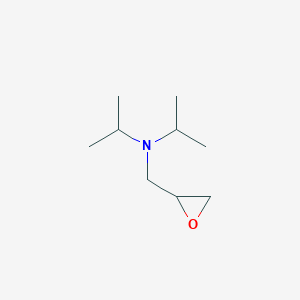 molecular formula C9H19NO B2530966 (Oxiran-2-ylmethyl)bis(propan-2-yl)amine CAS No. 67233-10-7