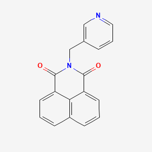 molecular formula C18H12N2O2 B2531009 2-(Pyridin-3-ylmethyl)benzo[de]isoquinoline-1,3-dione CAS No. 301227-55-4