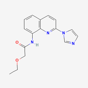 molecular formula C16H16N4O2 B2531027 N-(2-(1H-imidazol-1-yl)quinolin-8-yl)-2-ethoxyacetamide CAS No. 1226450-14-1