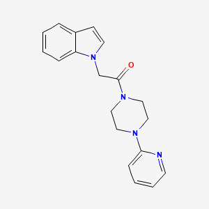 B2531044 2-Indol-1-yl-1-(4-pyridin-2-ylpiperazin-1-yl)ethanone CAS No. 754994-43-9