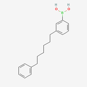 molecular formula C18H23BO2 B2531072 (3-(6-フェニルヘキシル)フェニル)ボロン酸 CAS No. 1795440-43-5