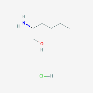 molecular formula C6H16ClNO B2531083 (R)-2-氨基己醇盐酸盐 CAS No. 158741-04-9