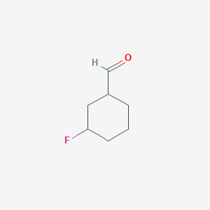molecular formula C7H11FO B2531092 3-Fluorocyclohexanecarbaldehyde CAS No. 1558372-86-3