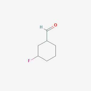 molecular formula C7H11FO B2531092 3-氟环己甲醛 CAS No. 1558372-86-3