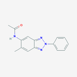 molecular formula C15H14N4O B253110 N-(6-methyl-2-phenyl-2H-benzotriazol-5-yl)acetamide 