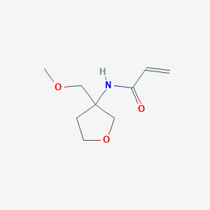 molecular formula C9H15NO3 B2531141 N-[3-(Methoxymethyl)oxolan-3-yl]prop-2-enamide CAS No. 2189893-43-2
