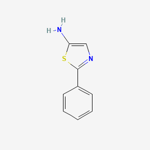 molecular formula C9H8N2S B2531169 2-苯基-1,3-噻唑-5-胺 CAS No. 87657-91-8