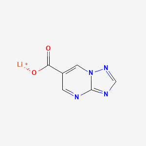 molecular formula C6H3LiN4O2 B2531172 Lithium;[1,2,4]triazolo[1,5-a]pyrimidine-6-carboxylate CAS No. 2408970-04-5