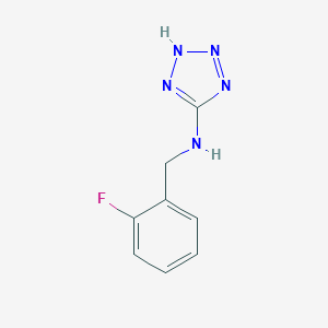 molecular formula C8H8FN5 B253125 N-(2-fluorobenzyl)-N-(1H-tetraazol-5-yl)amine 