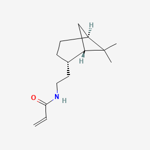 molecular formula C14H23NO B2531262 N-[2-[(1S,2S,5S)-6,6-Dimethyl-2-bicyclo[3.1.1]heptanyl]ethyl]prop-2-enamide CAS No. 2305151-41-9