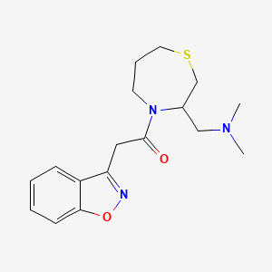 2-(Benzo[d]isoxazol-3-yl)-1-(3-((dimethylamino)methyl)-1,4-thiazepan-4-yl)ethanone