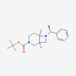 (1S,6R)-3-Boc-7-[(R)-1-phenylethyl]-3,7-diazabicyclo[4.2.0]octane