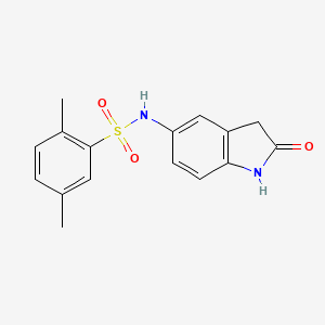 2,5-dimethyl-N-(2-oxoindolin-5-yl)benzenesulfonamide