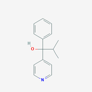 molecular formula C15H17NO B253129 2-Methyl-1-phenyl-1-(4-pyridinyl)-1-propanol 
