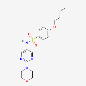 4-butoxy-N-(2-morpholinopyrimidin-5-yl)benzenesulfonamide