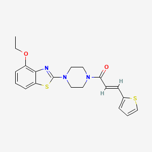 4-ethoxy-2-{4-[(2E)-3-(2-thienyl)prop-2-enoyl]piperazin-1-yl}-1,3-benzothiazole