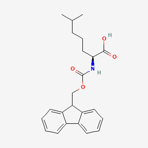 (s)-2-(9h-Fluoren-9-ylmethoxycarbonylamino)-6-methyl-heptanoic acid