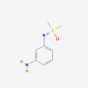 molecular formula C8H12N2OS B2531336 [(3-Aminophenyl)imino]dimethyl-lambda6-sulfanone CAS No. 1610450-04-8