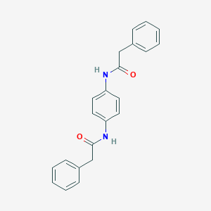 molecular formula C22H20N2O2 B253134 2-phenyl-N-{4-[(phenylacetyl)amino]phenyl}acetamide 