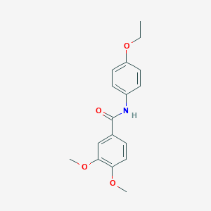 molecular formula C17H19NO4 B253135 N-(4-ethoxyphenyl)-3,4-dimethoxybenzamide 