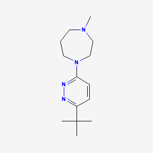 1-(6-tert-butylpyridazin-3-yl)-4-methyl-1,4-diazepane