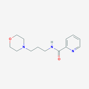 molecular formula C13H19N3O2 B253137 N-[3-(4-morpholinyl)propyl]-2-pyridinecarboxamide 