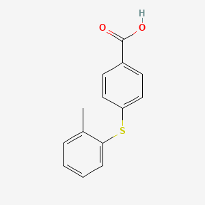 molecular formula C14H12O2S B2531380 4-[(2-Methylphenyl)sulfanyl]benzoic acid CAS No. 851608-77-0