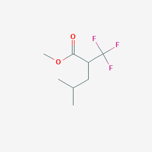 molecular formula C8H13F3O2 B2531417 Methyl 4-methyl-2-(trifluoromethyl)pentanoate CAS No. 1955522-87-8