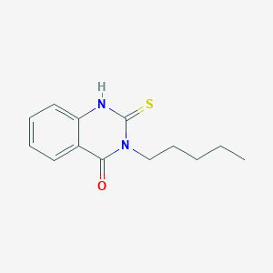 3-pentyl-2-thioxo-2,3-dihydroquinazolin-4(1H)-one