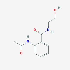 molecular formula C11H14N2O3 B253144 2-(acetylamino)-N-(2-hydroxyethyl)benzamide 