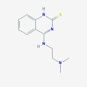 molecular formula C12H16N4S B2531456 4-((2-(dimethylamino)ethyl)amino)quinazoline-2(1H)-thione CAS No. 300395-56-6
