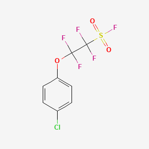 molecular formula C8H4ClF5O3S B2531482 4-Chlorophenoxytetrafluoroethanesulphonyl fluoride CAS No. 2368871-74-1