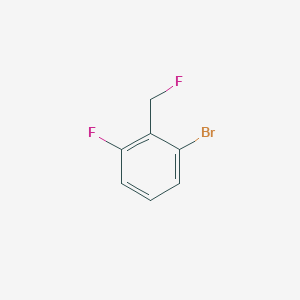 molecular formula C7H5BrF2 B2531489 1-Bromo-3-fluoro-2-(fluoromethyl)benzene CAS No. 1166820-46-7; 1782526-83-3