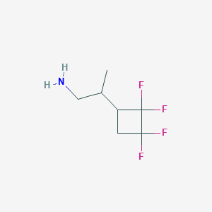 2-(2,2,3,3-Tetrafluorocyclobutyl)propan-1-amine