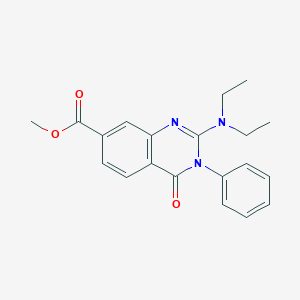 Methyl 2-(diethylamino)-4-oxo-3-phenylquinazoline-7-carboxylate