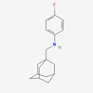 molecular formula C17H22FN B2531548 N-(1-adamantylmetil)-4-fluoroanilina CAS No. 698992-55-1