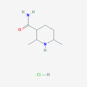 2,6-Dimethylpiperidine-3-carboxamide hydrochloride