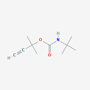 molecular formula C10H17NO2 B2531641 Tert-butyl-carbamic acid 1,1-dimethyl-prop-2-ynyl ester CAS No. 70540-31-7