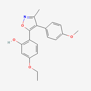 5-Ethoxy-2-(4-(4-methoxyphenyl)-3-methylisoxazol-5-yl)phenol